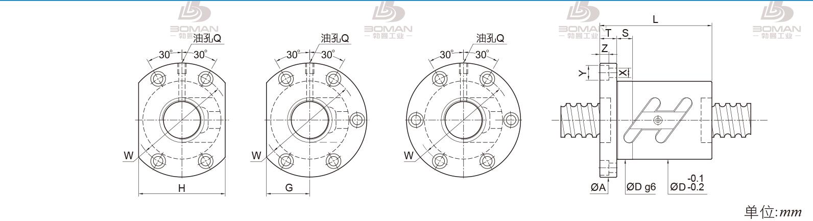 PMI FSWC4008-3.5 pmi是哪里的丝杠